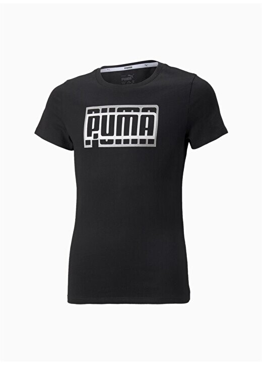 

Черная футболка для девочек 84693701 Футболка Alpha Puma, черный