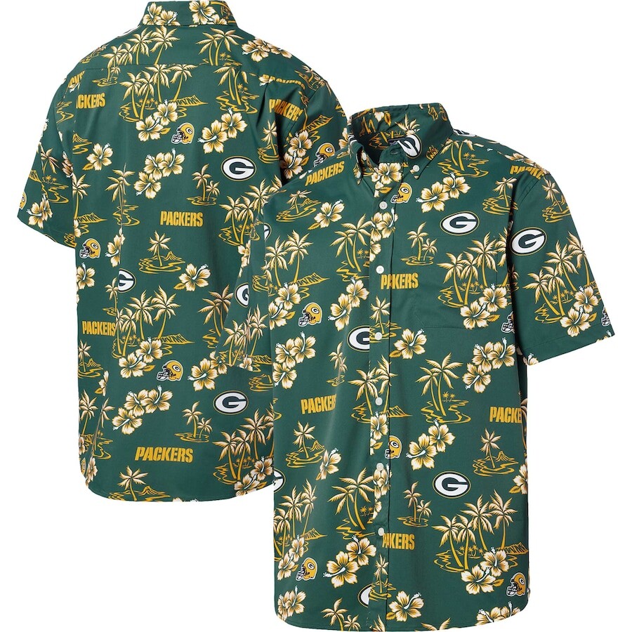 

Рубашка Reyn Spooner Green Bay Packers, зеленый