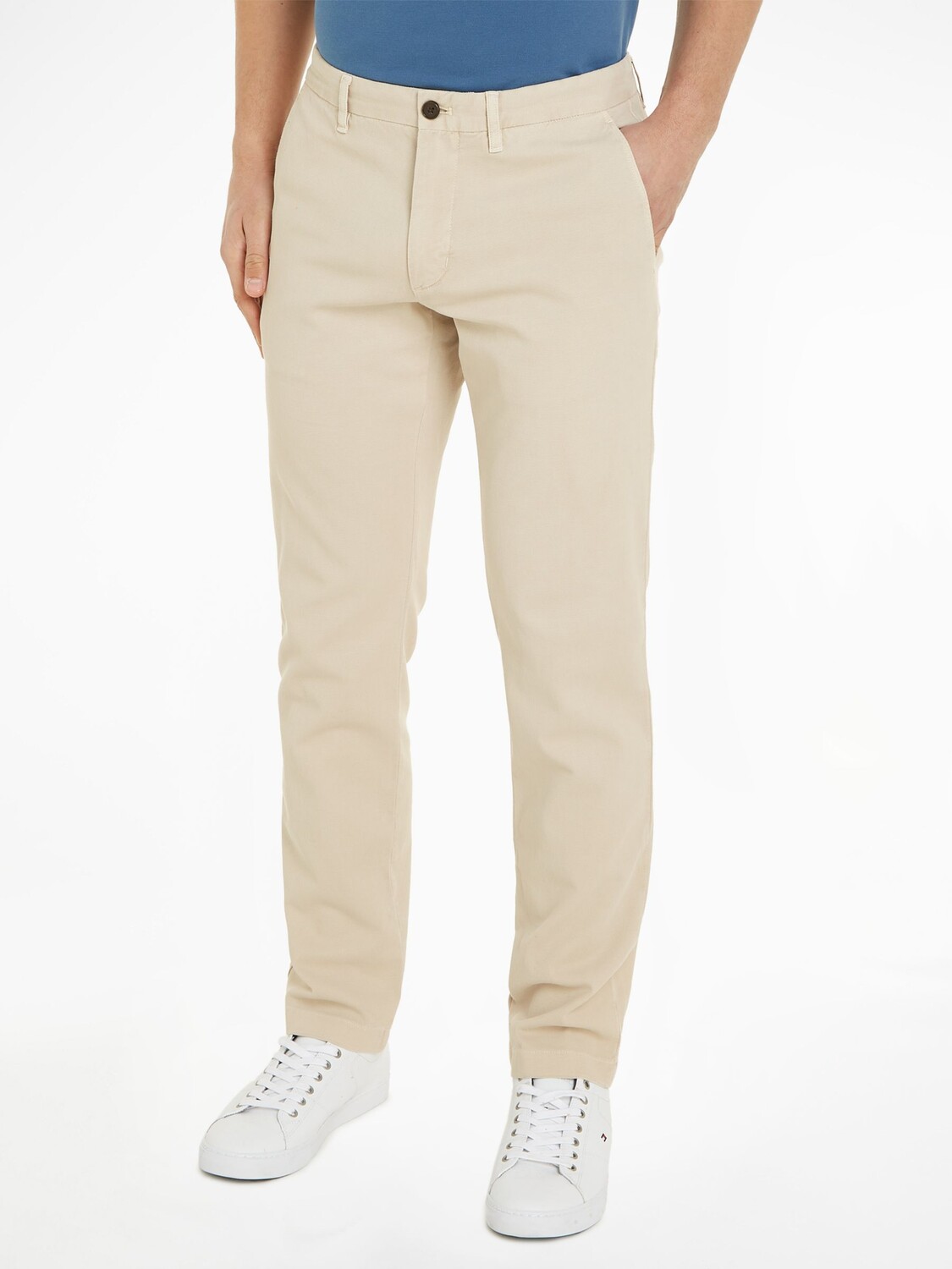 

Хлопковые брюки чинос Tommy Hilfiger Denton, отбеленный камень