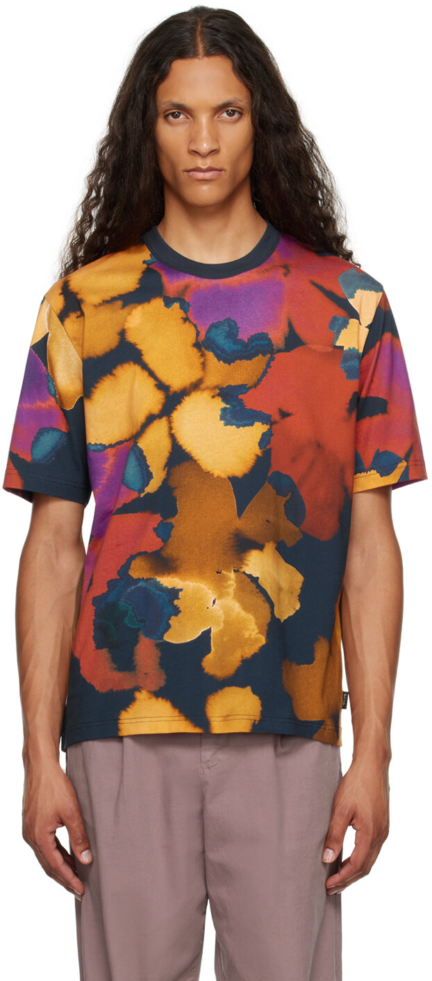 

Футболка с разноцветным принтом PS by Paul Smith