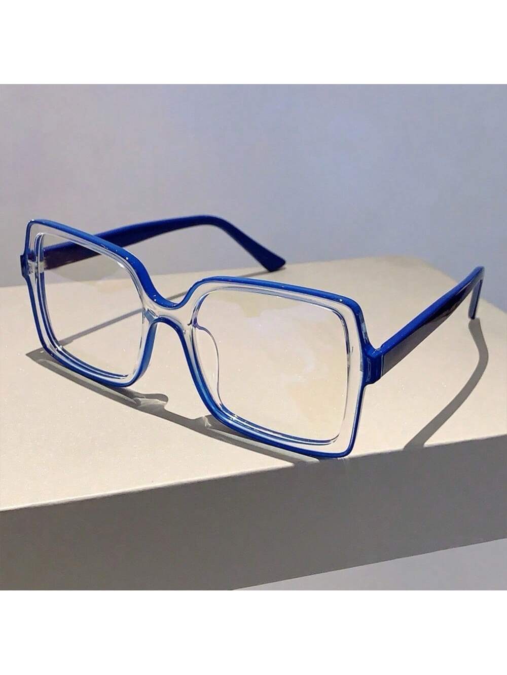 Винтажные очки в квадратной оправе с защитой от синего света