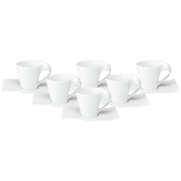 

Набор для эспрессо newwave, 12 предметов. Villeroy & Boch, белый