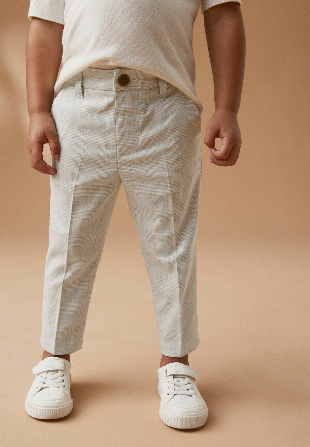 

Брюки из ткани FORMAL-REGULAR FIT Next, цвет neutral check