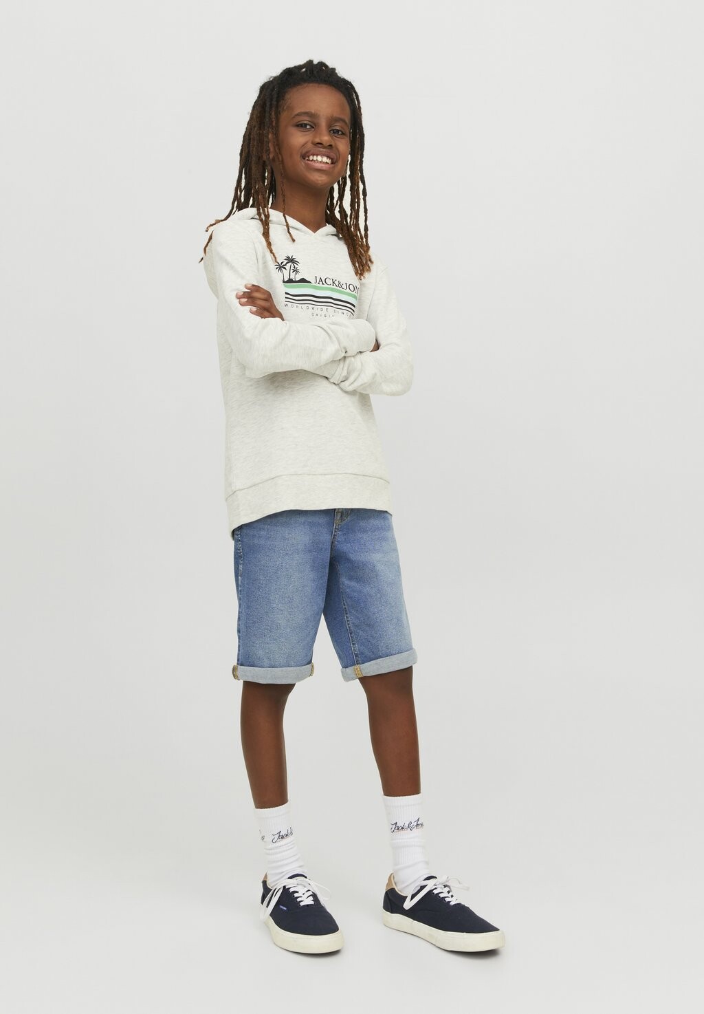

Шорты JJIRICK JJIORIGINAL Jack & Jones Junior, темно-синий