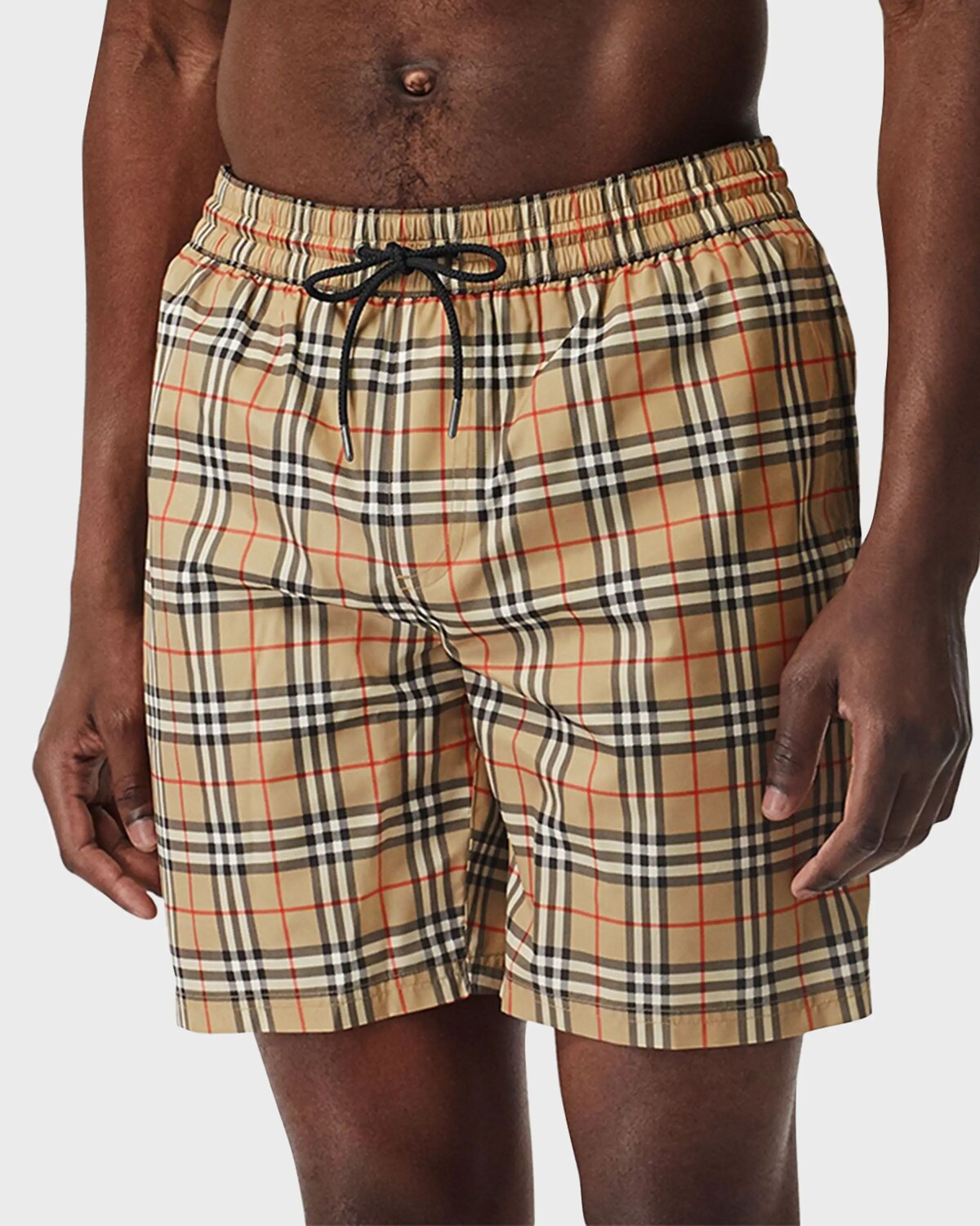 

Мужские плавки в клетку Guildes Burberry, цвет Archive Beige Ip Chk
