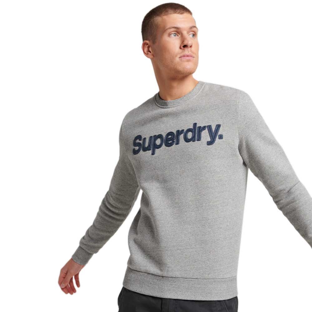 

Толстовка Superdry Vintage Core Logo Classic Crew, серый