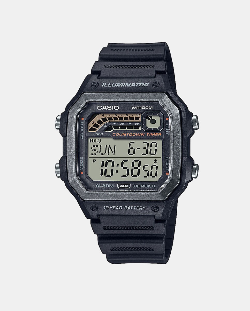 

Casio Collection WS-1600H-1AVEF Мужские часы из экологически чистой смолы Casio, черный