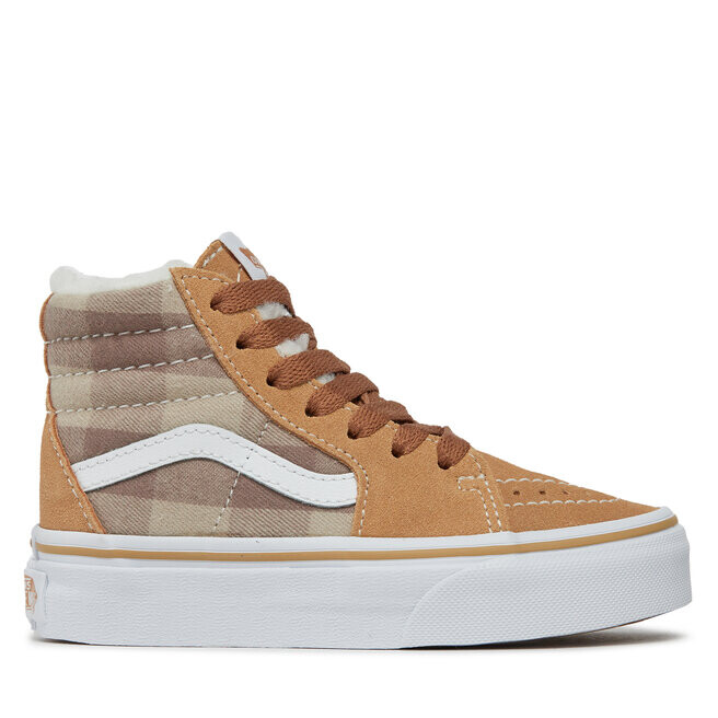 

Кроссовки Vans Uy Sk8-Hi VN0A4BUWBF21 Brown/True White, коричневый