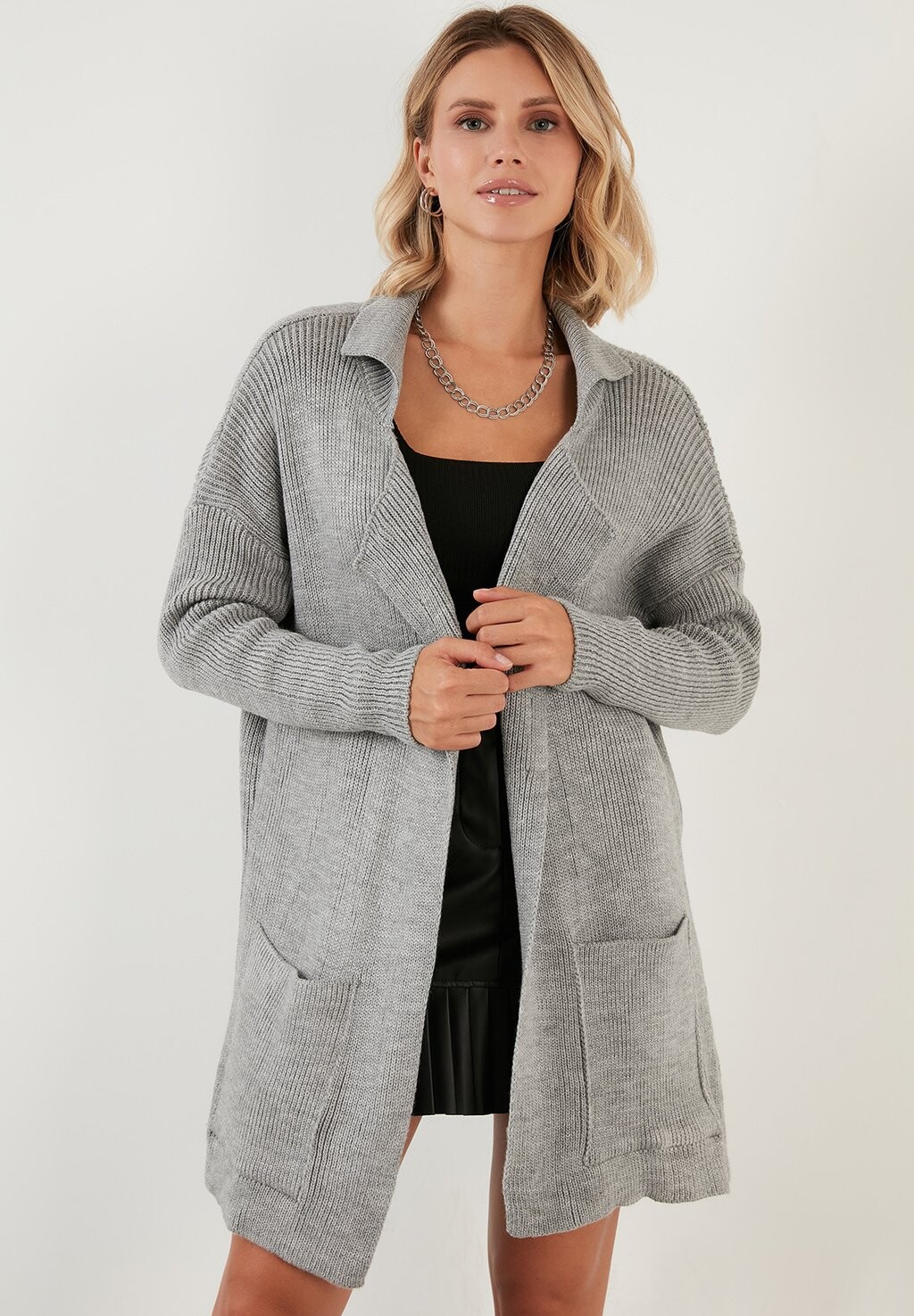 

Кардиган LELA Regular Fit, серый