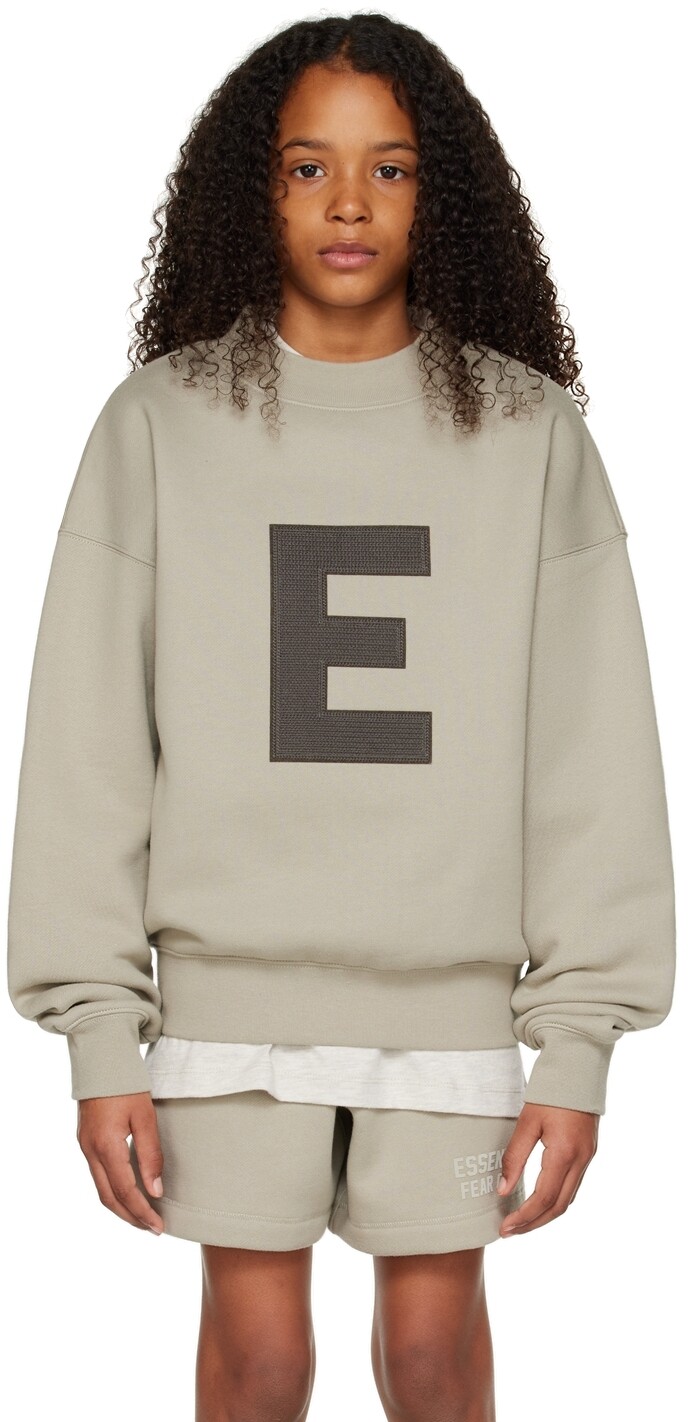 

Детская серая толстовка E Fear of God ESSENTIALS