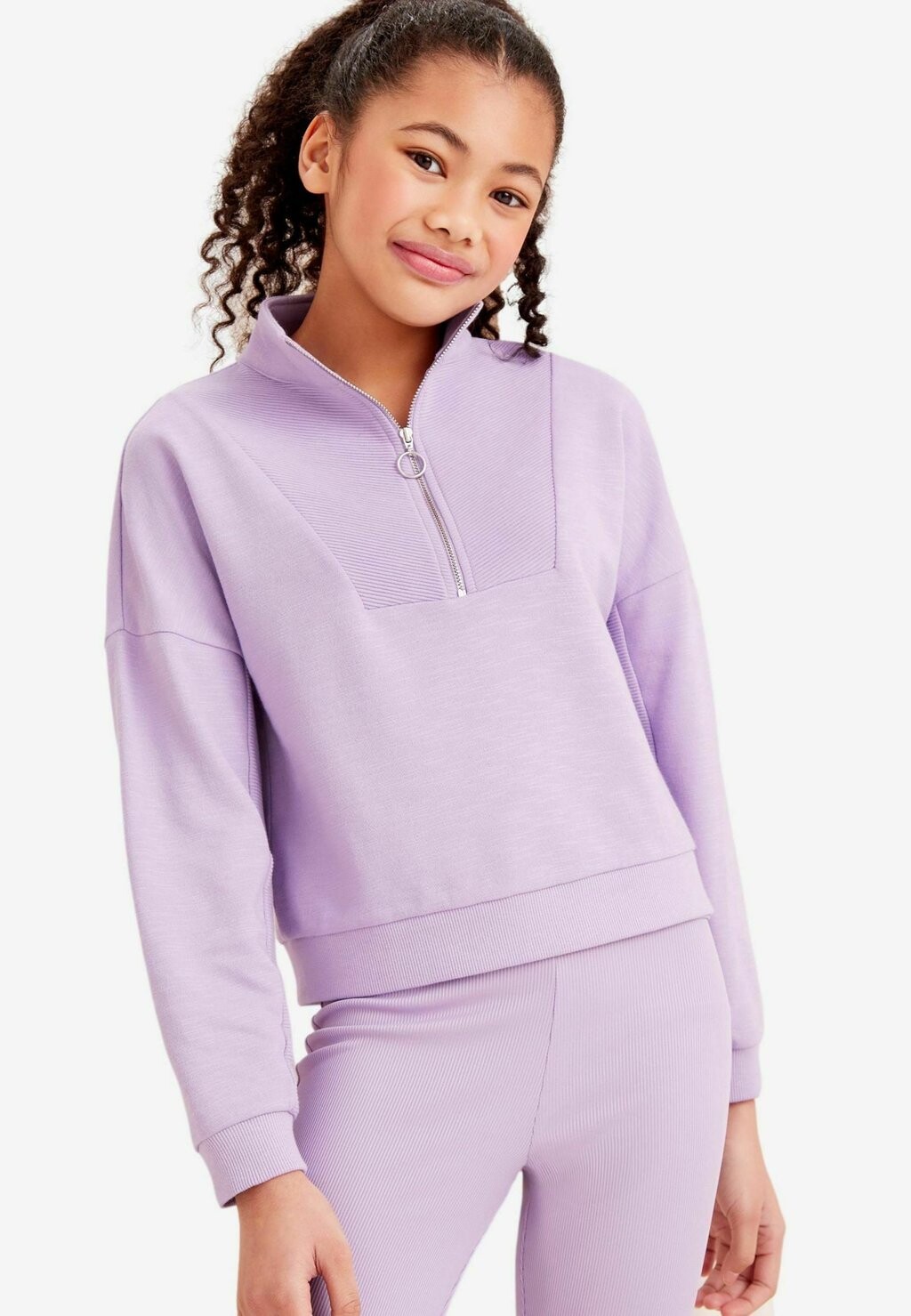 

Толстовка HALF ZIP NECK Lipsy, фиолетовый