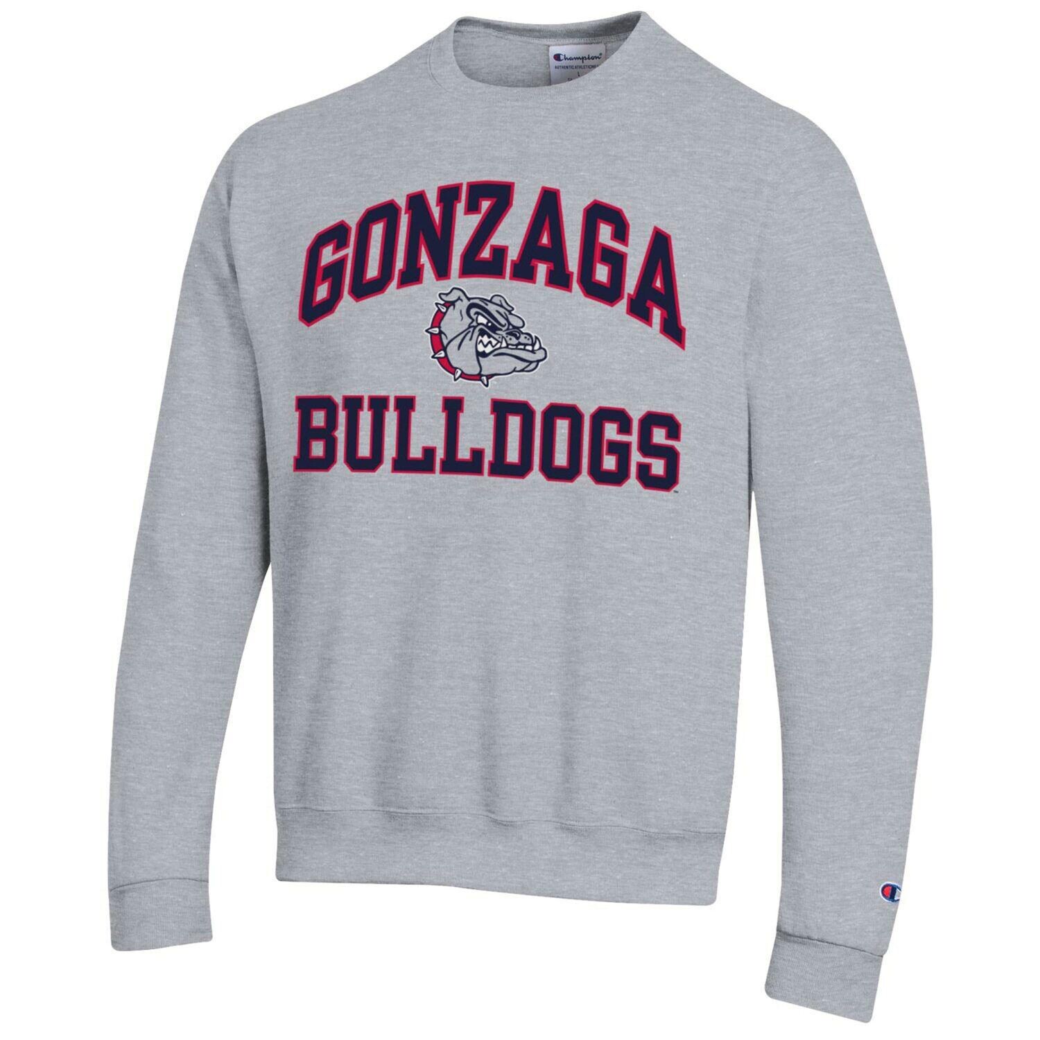 

Мужской пуловер с высоким мотором Heather Grey Gonzaga Bulldogs Champion