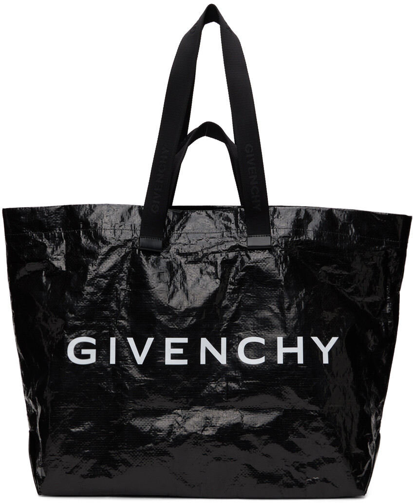 

Черная объемная сумка-тоут G-Shopper Givenchy
