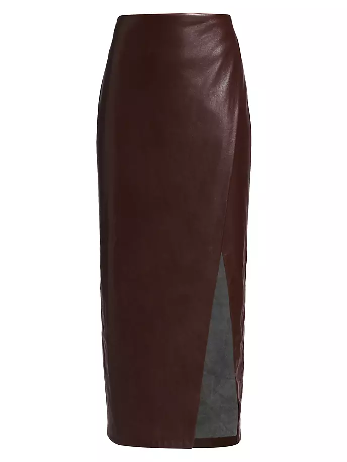 

Юбка из искусственной кожи Siobhan Alice + Olivia, цвет toffee