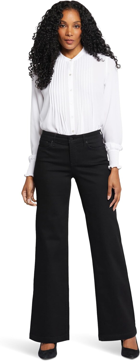 

Джинсы Teresa Wide Leg in Black Rinse NYDJ, цвет Black Rinse