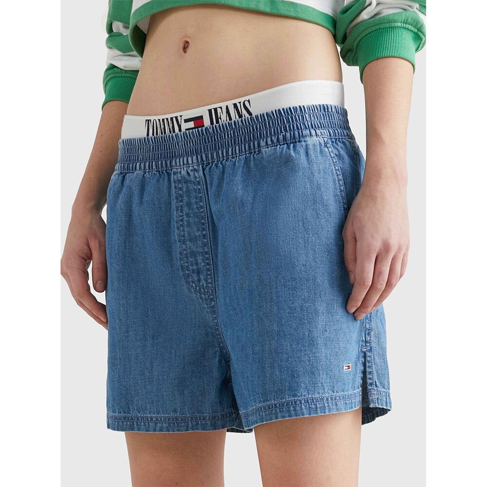 

Леггинсы Tommy Jeans Chambray Short, синий
