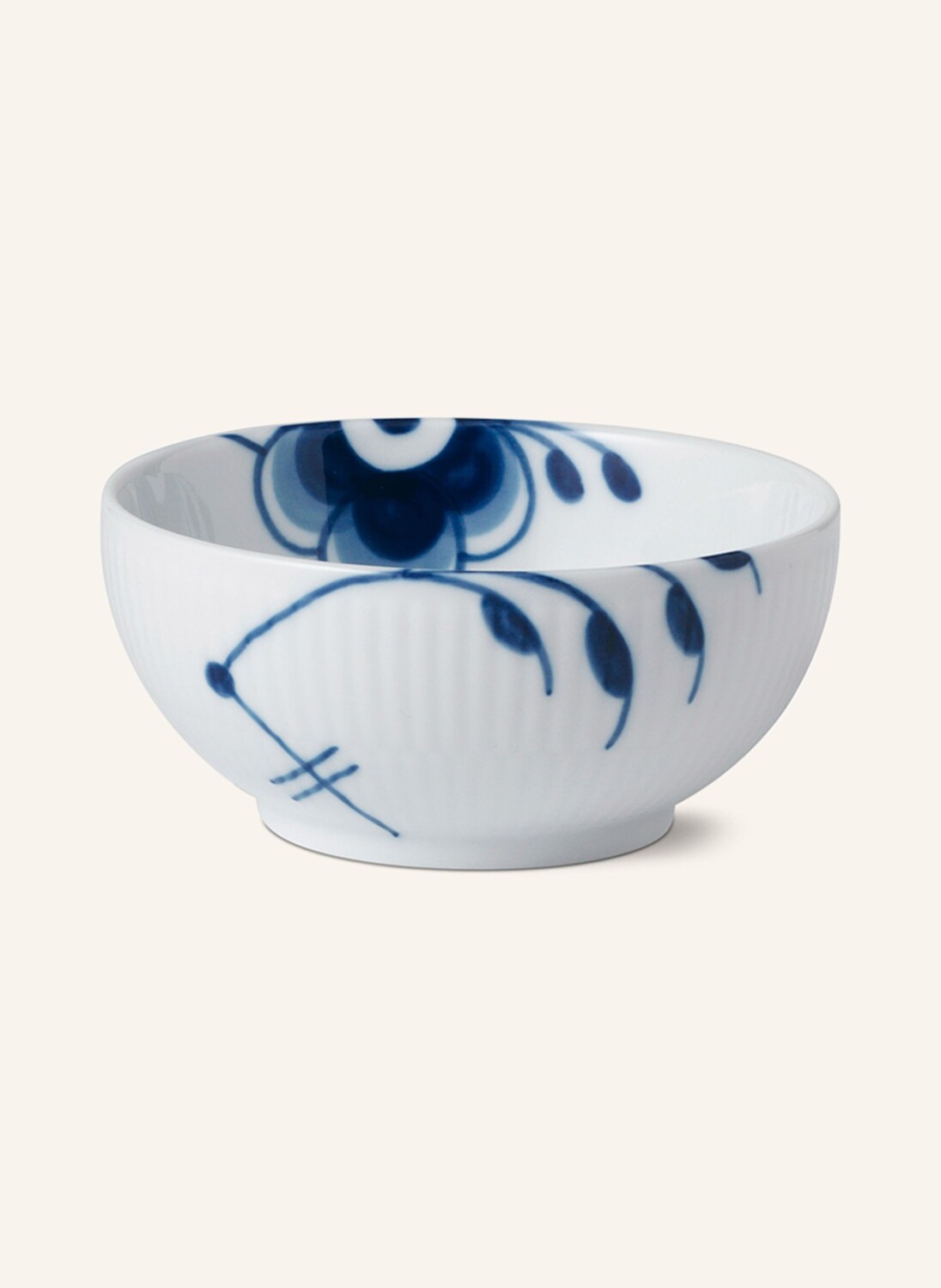 

Чаша Royal Copenhagen BLUE FLUTED MEGA, диаметр 10,5 см, белый/синий