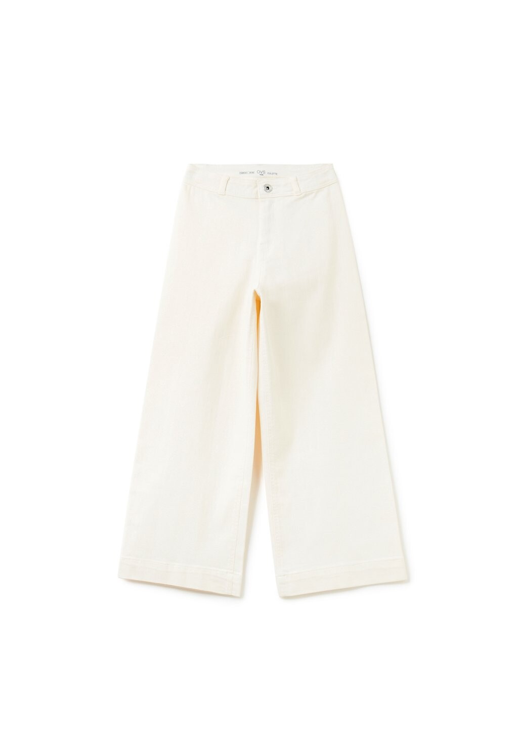 

Брюки Culotte With Pockets OVS, кремово-белые