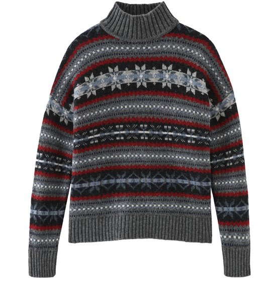 

Свитер с высоким воротником Fair Isle Woolrich