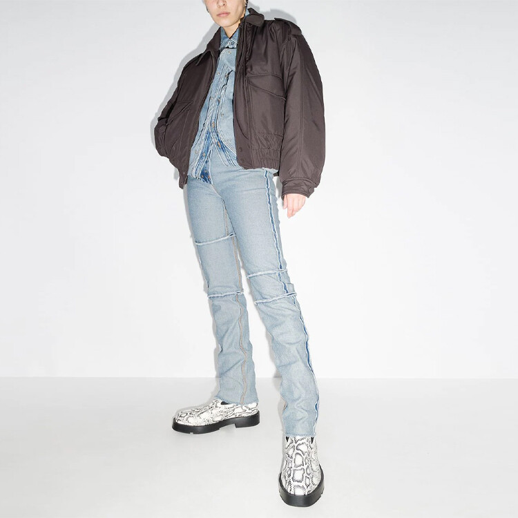 

Джинсы женские Mm6 Maison Margiela с внешним дизайном, синий