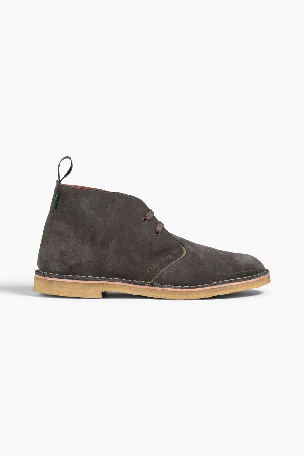 

Замшевые ботинки дезерты Conroy Ps Paul Smith, темно-серый