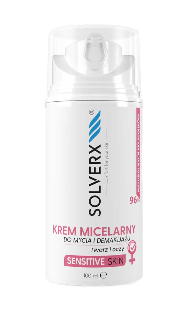 Мицеллярный крем Solverx Sensitive Skin, 100 мл