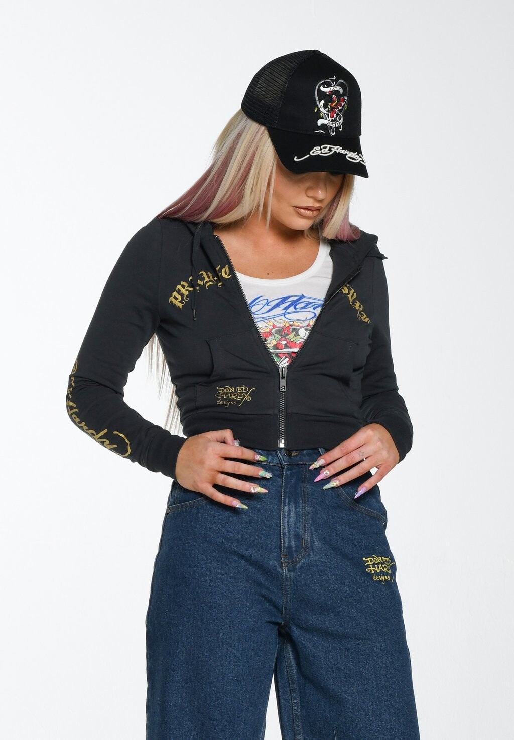 

Толстовка на молнии Ed Hardy