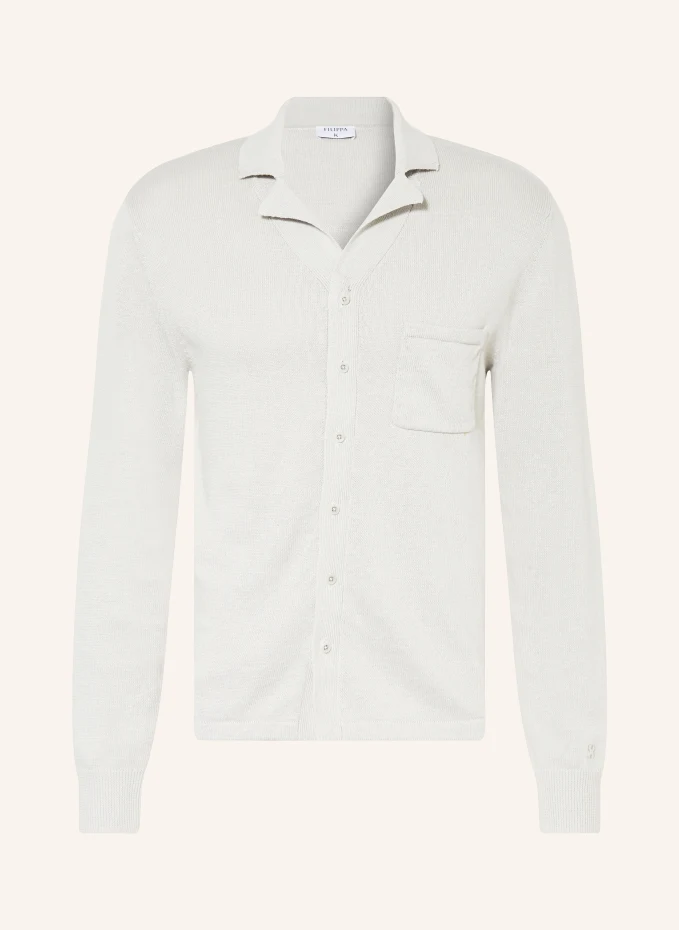 

Кардиган с льном Filippa K, серый