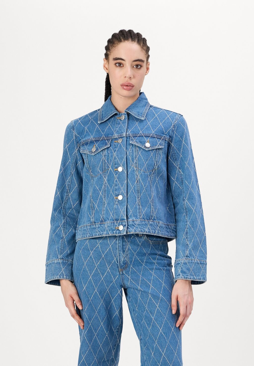 

Джинсовая куртка YASHARLI JACKET YAS, синие джинсы