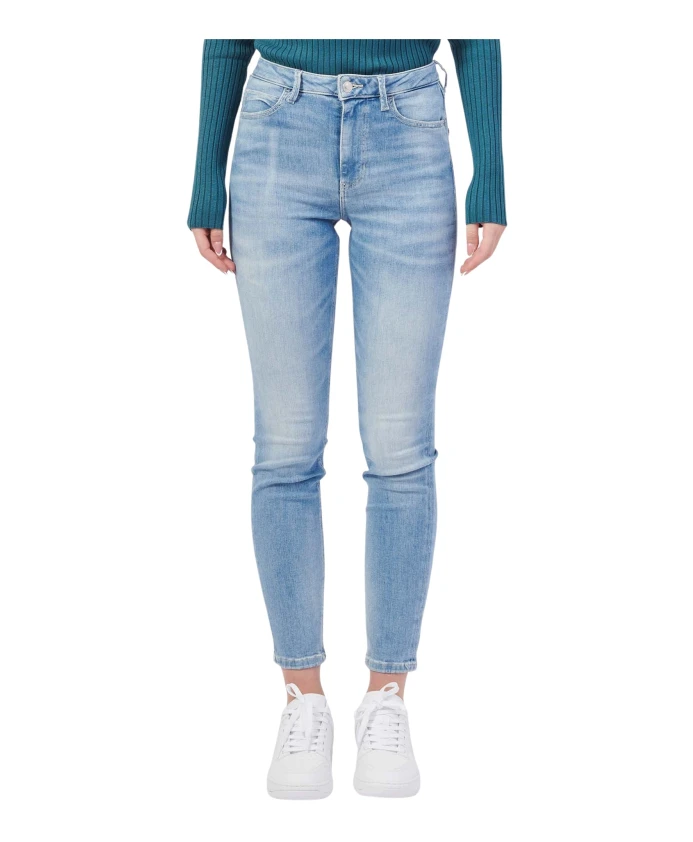

Джинсы скинни из хлопка Guess, синий