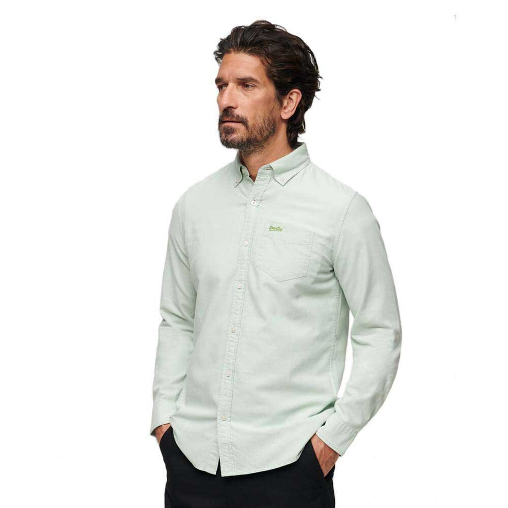 

Рубашка с длинным рукавом Superdry Cotton Oxford, белый