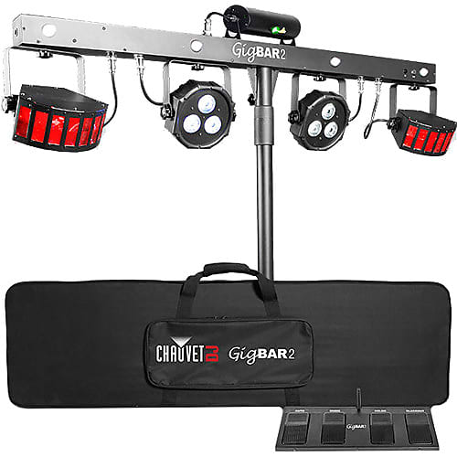Система освещения Chauvet Gig Bar 2.0 4-in-1 Lighting System with Stand, Footswitch система освещения chauvet gigbar move