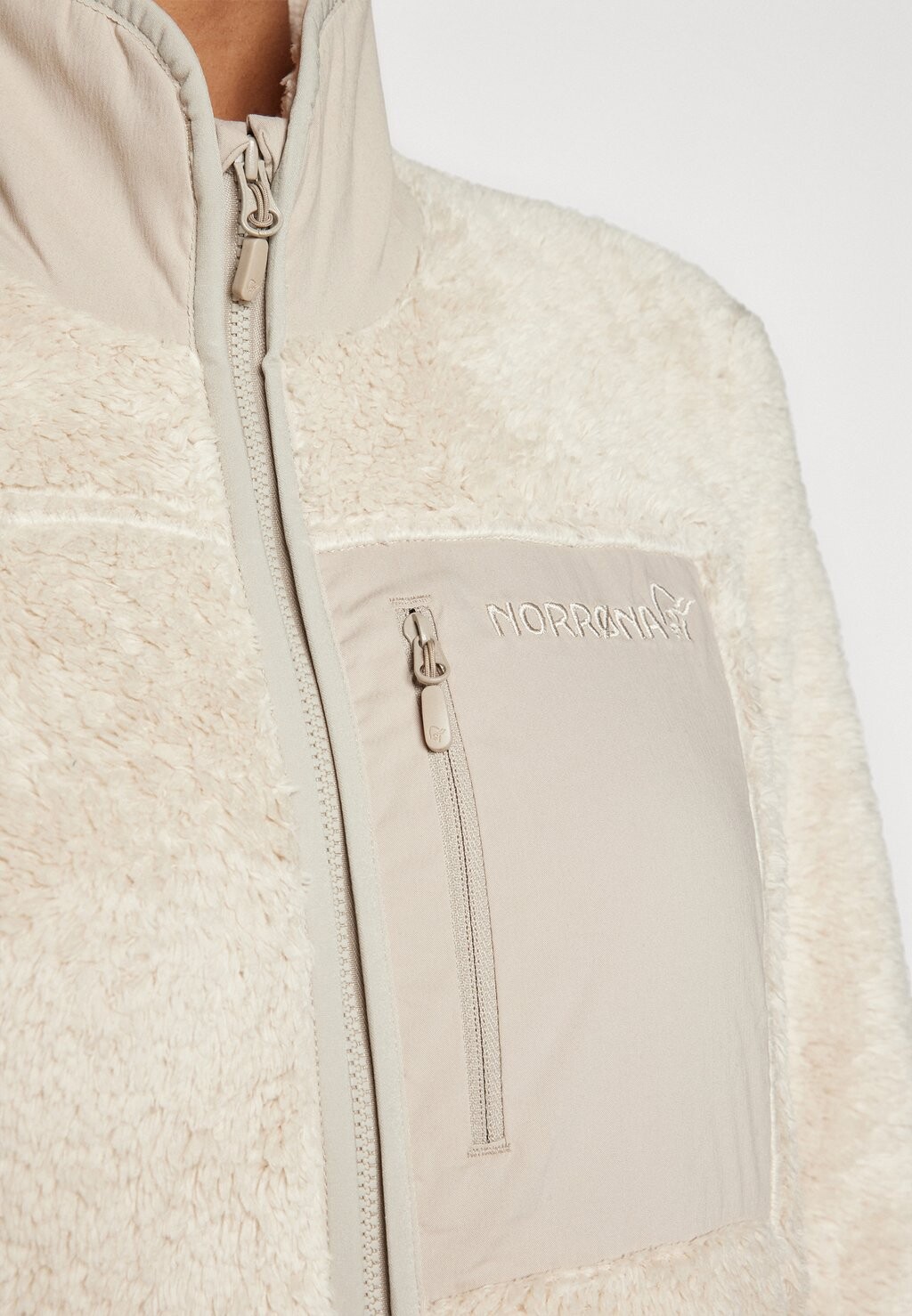 

Флисовая куртка FEMUND WARM JACKET Norrøna, бежевый