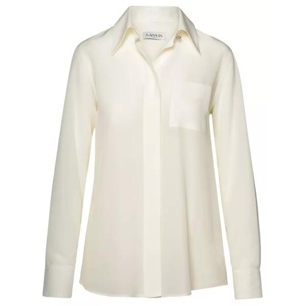 

Футболка silk shirt Lanvin, белый