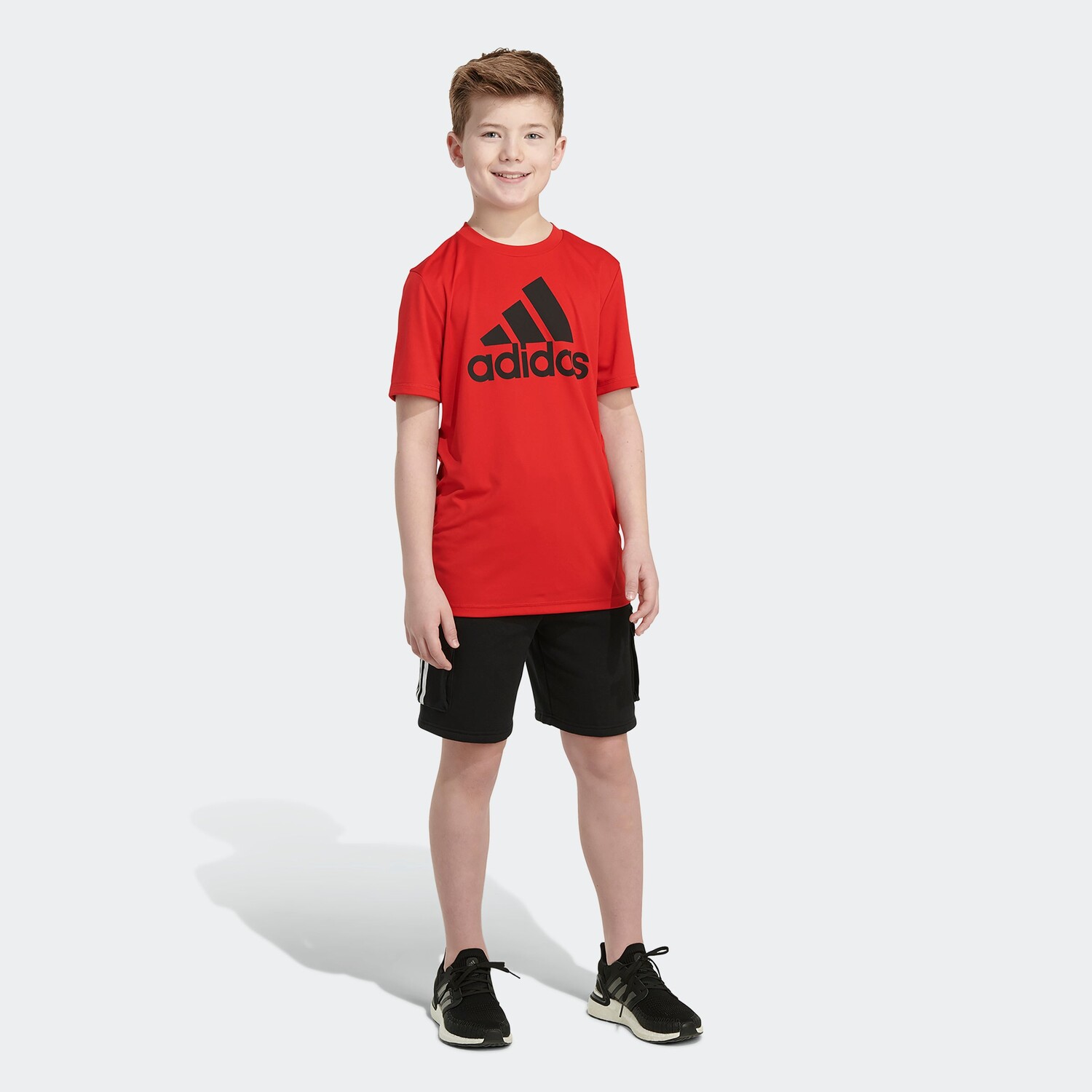 

Детские шорты adidas Cargo из флиса, черный
