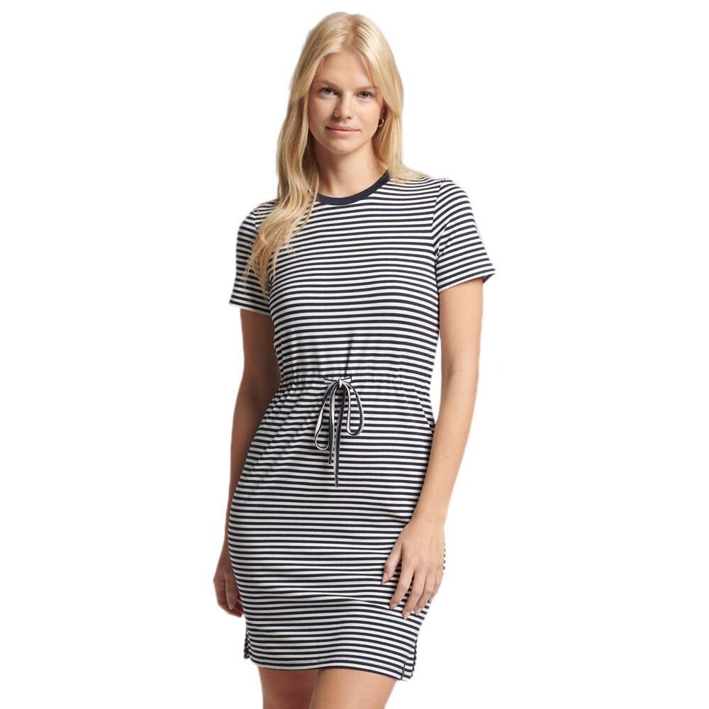 

Платье Superdry Studios Drawstring T-Shirt, белый