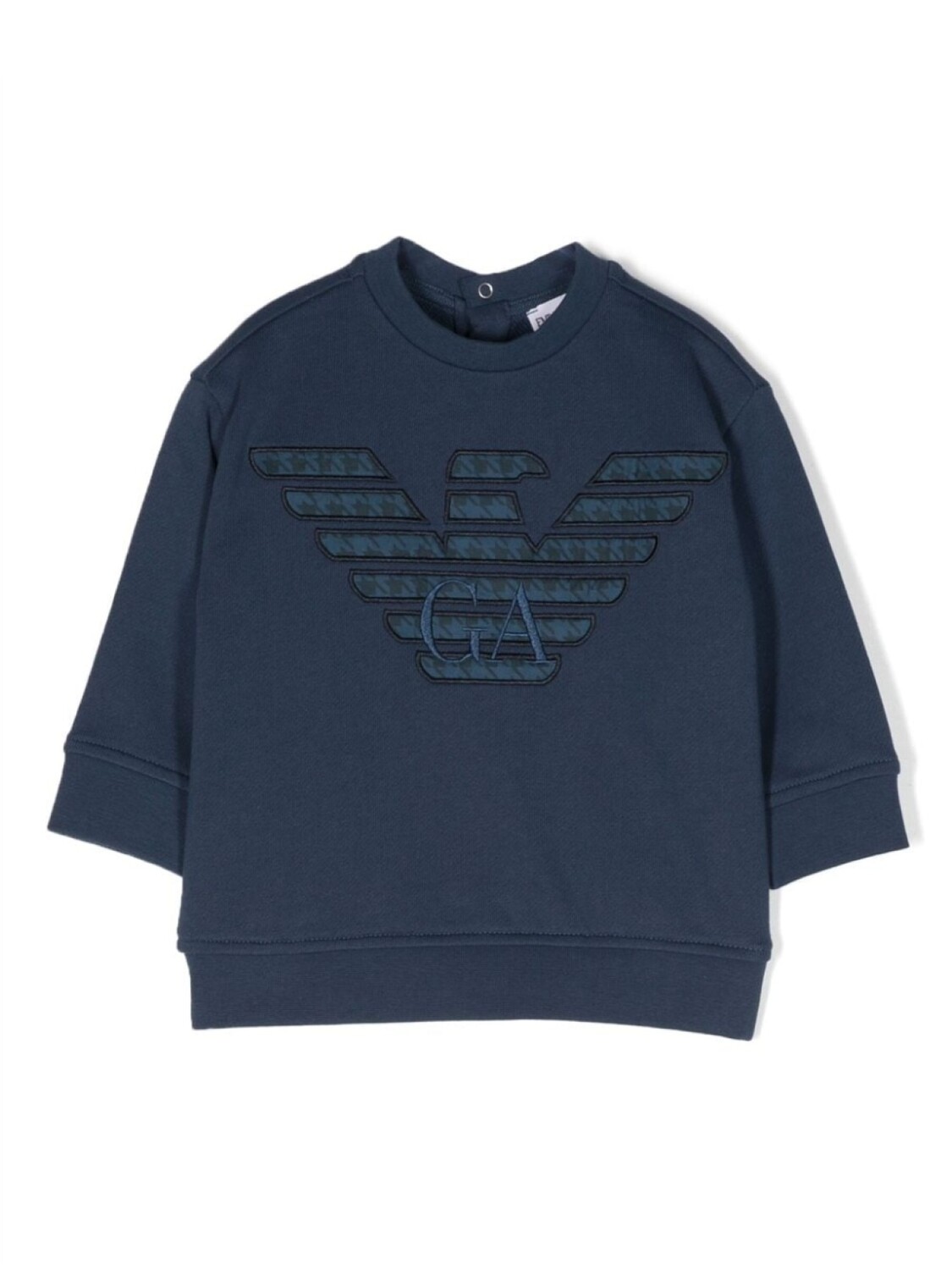 

Emporio Armani толстовка с нашивкой-логотипом, синий