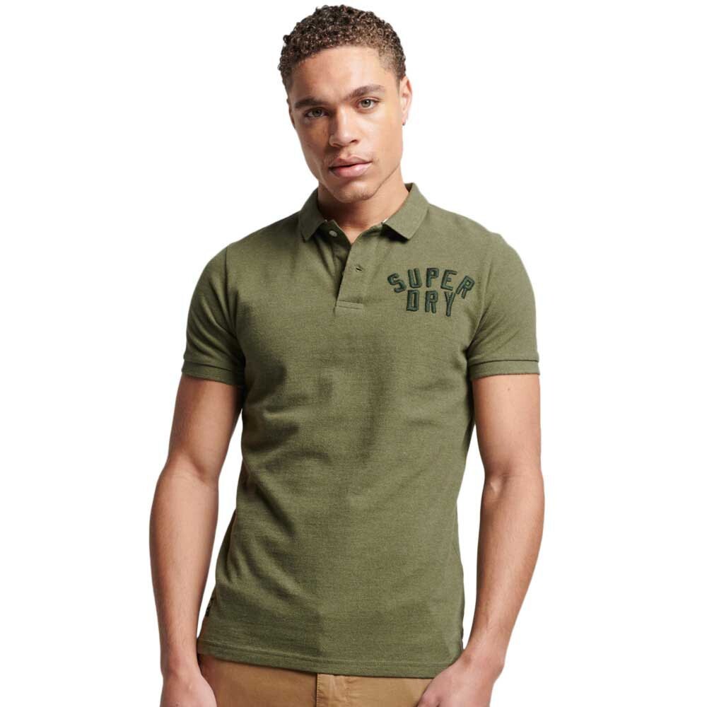 

Поло Superdry Vintage Superstate, зеленый