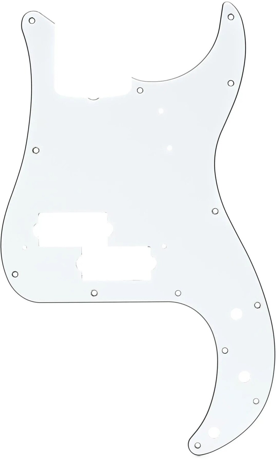 

Накладка Fender Vintage Mount P-Bass с 13 отверстиями — 3-слойная белая