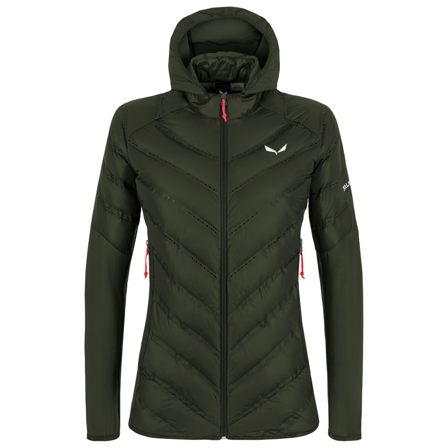 

Пуховик Salewa Women's Agner Hybrid RDS DWN, цвет Dark Olive