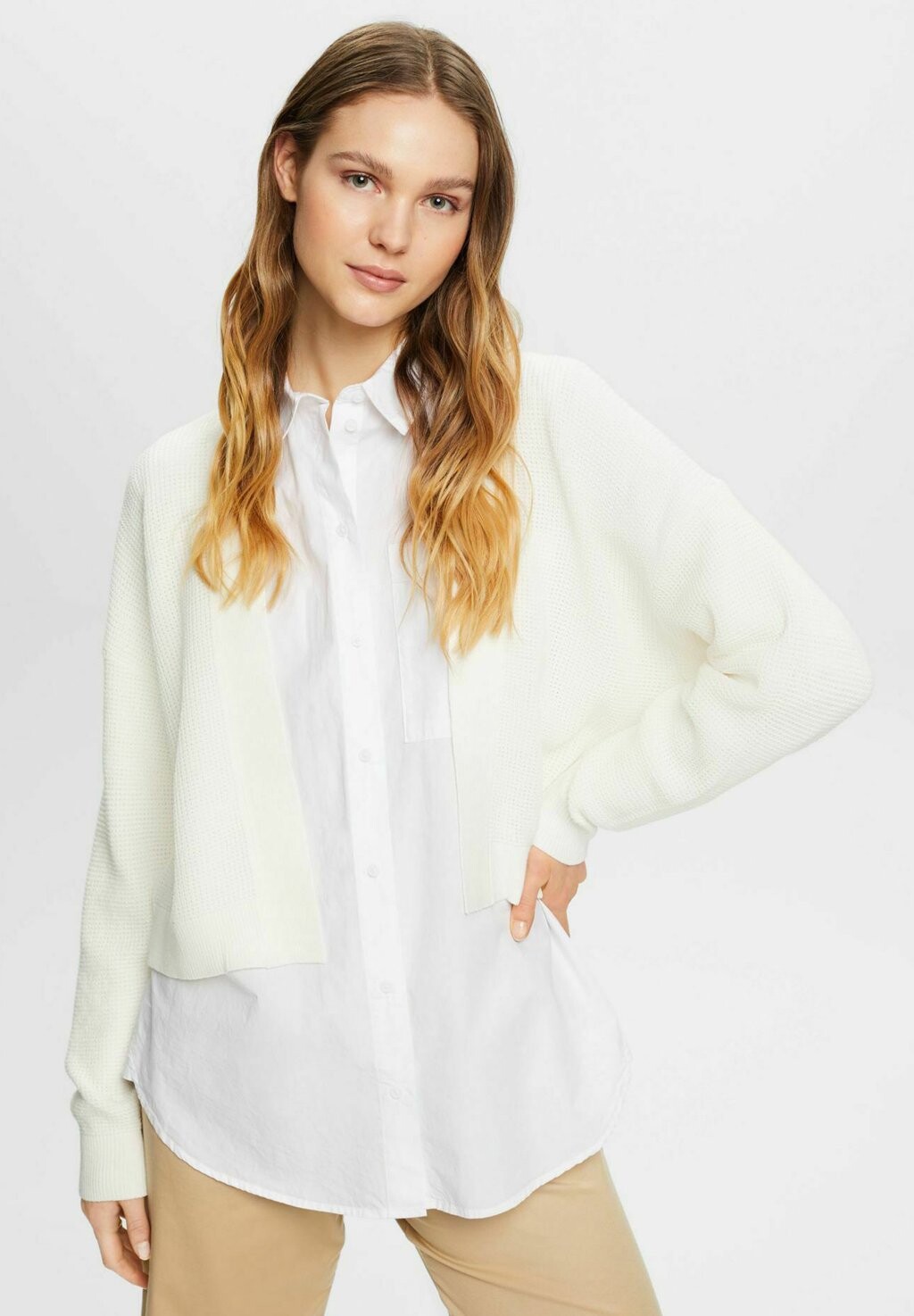 

Кардиган edc by Esprit, Серый