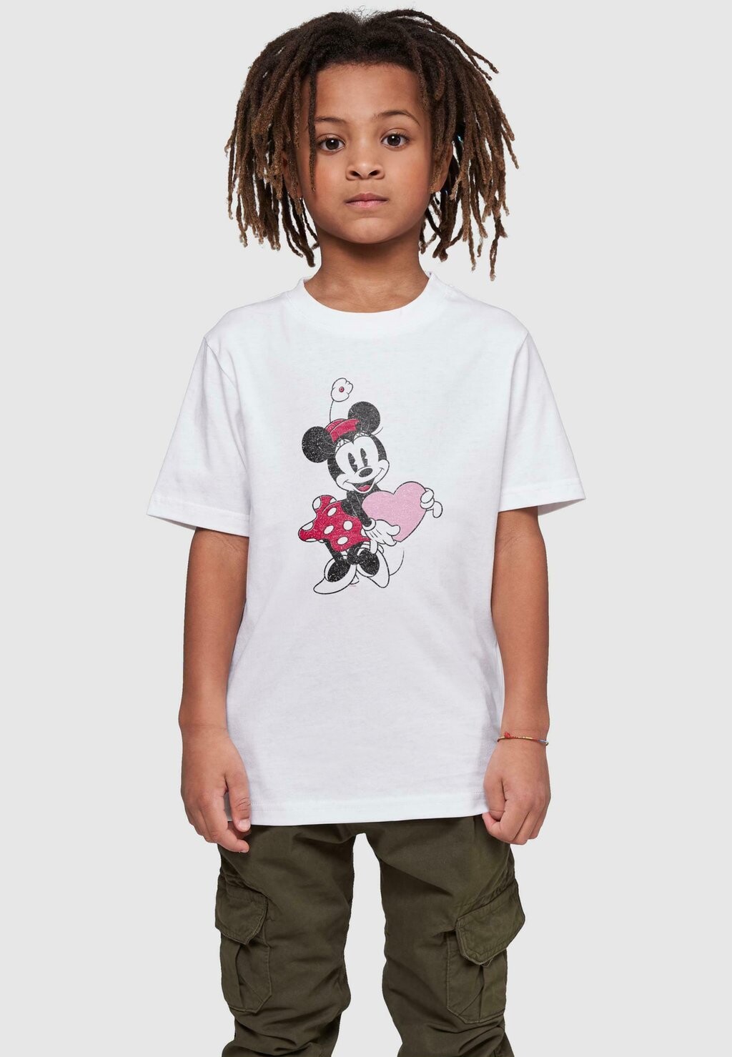 

Футболка с принтом MINNIE MOUSE LOVE HEART ABSOLUTE CULT, цвет white