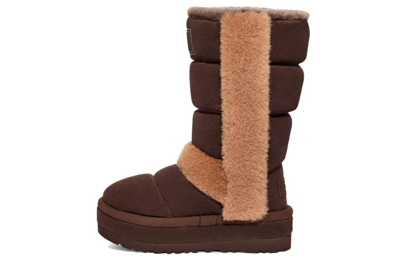 

Сапоги женские до колена цвета жженого кедра Ugg