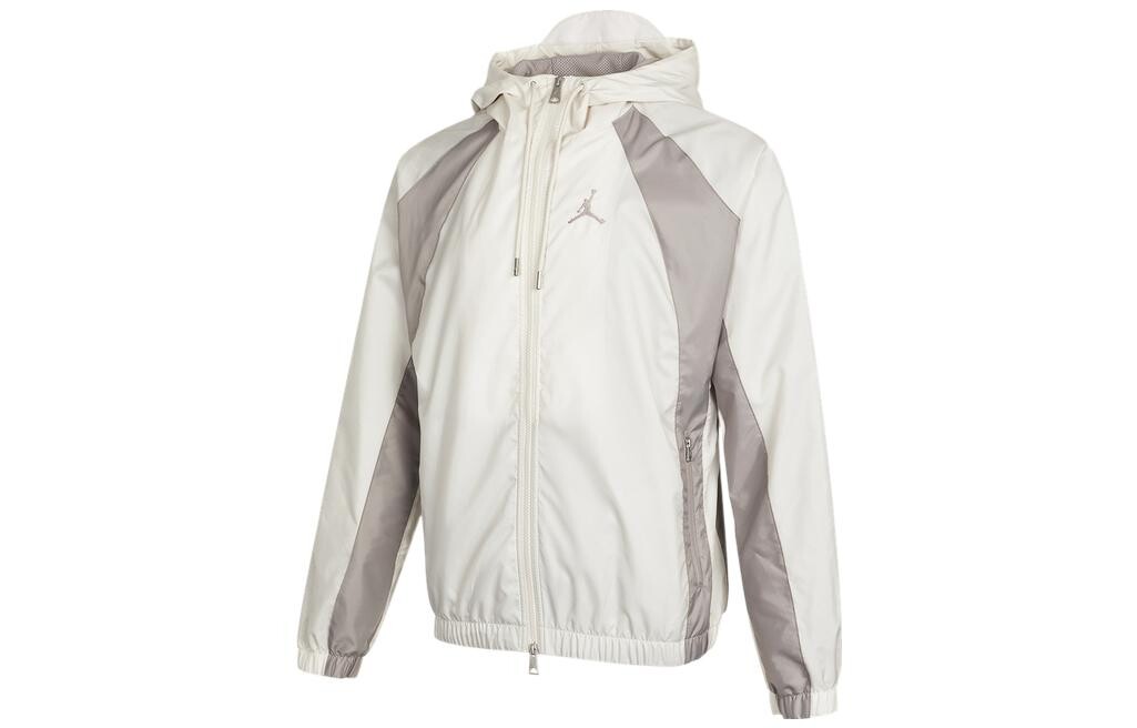 

Куртка мужская Jordan SS22 с капюшоном, серый / белый