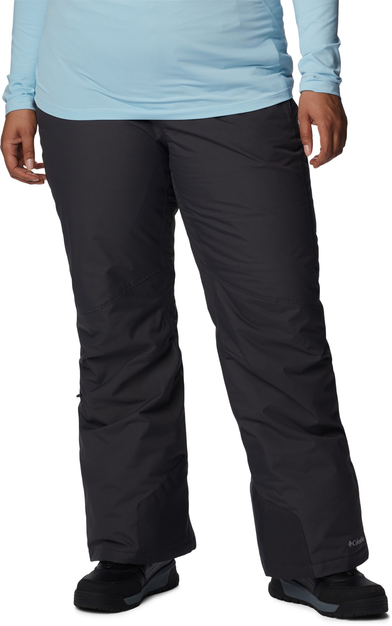 Зимние брюки Bugaboo Omni-Heat — женские размеры больших размеров Columbia, черный