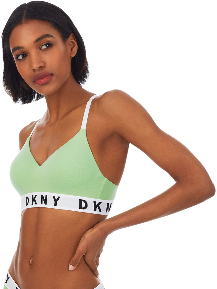 

Бюстгальтер без косточек DKNY Soft BH, цвет Hellgrün/Weiß