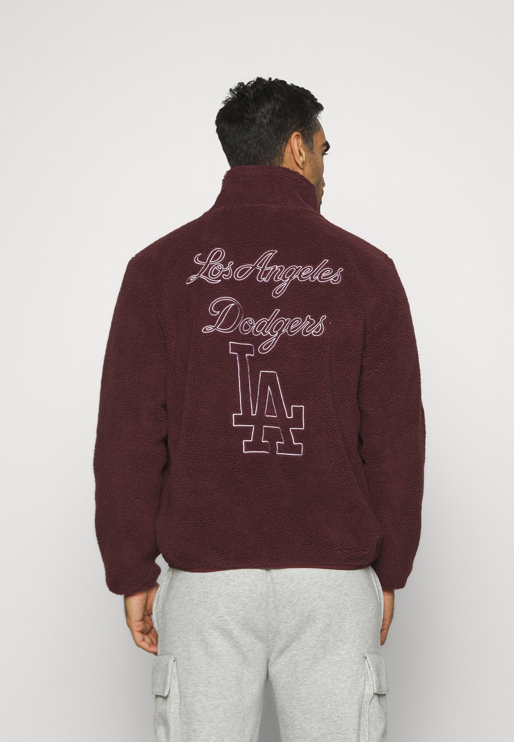 Флисовая куртка Mlb Los Angeles Dodgers Sherpa New Era, цвет maroon рюкзак индаго 23л thule цвет new maroon