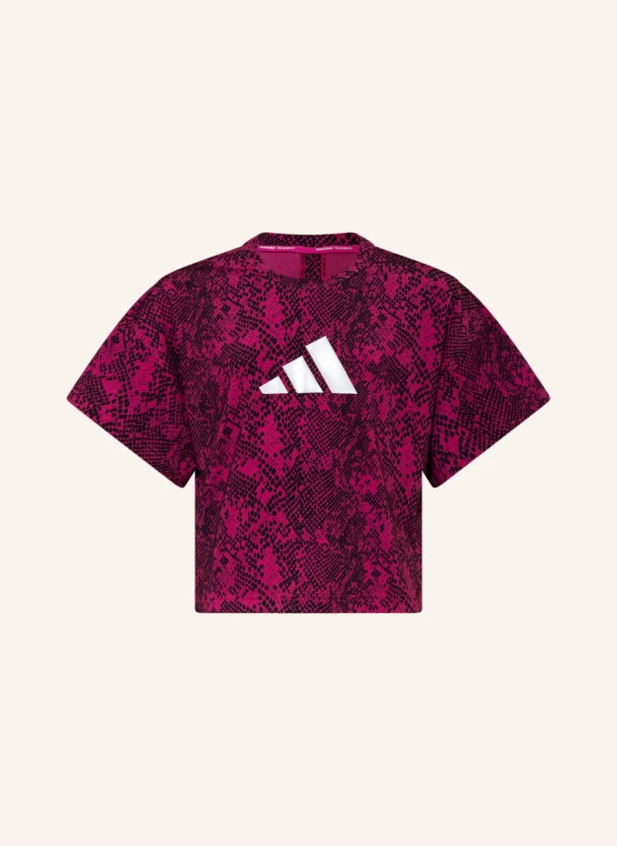 

Укороченная рубашка train icons Adidas, черный