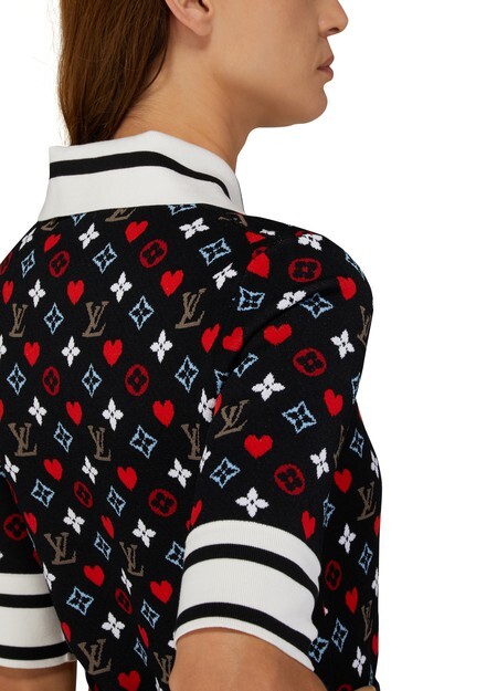 

Футболка-поло с контрастными полосками Game On Louis Vuitton, темно-серый