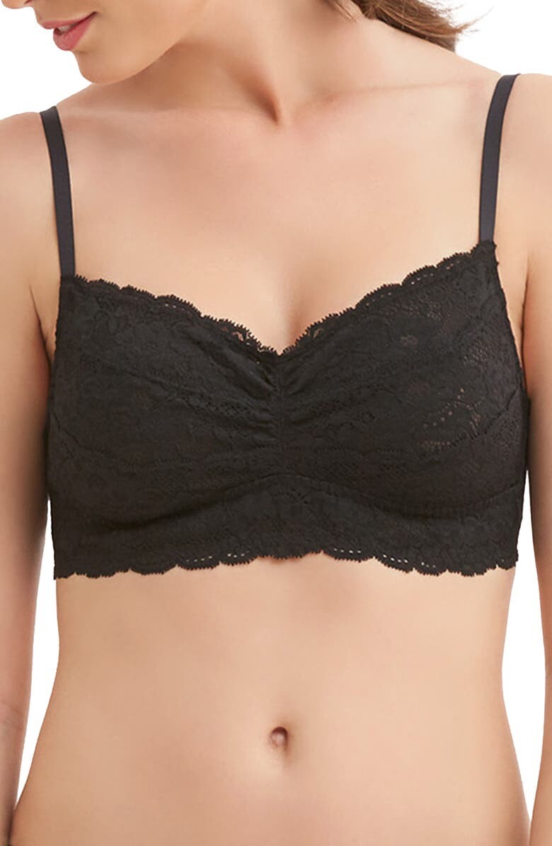 

Кружевной бюстгальтер без косточек MONTELLE INTIMATES, черный